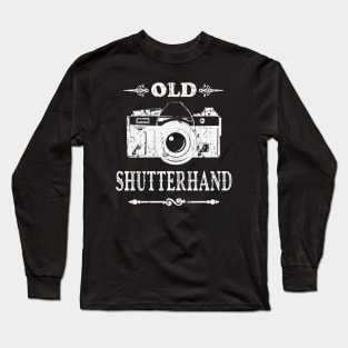 Old Shutterhand vintage Camera Photography Long Sleeve T-Shirt